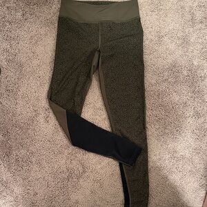 Hurley Olive and Black Leggings